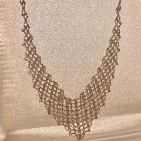 ▪︎ 14k Solid Gold 2tone Beads Necklace ▪︎ - Picture 3 of 10